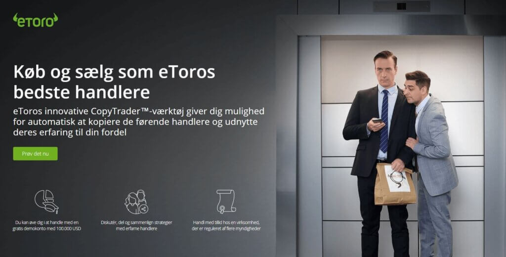 Handel som de bedste social tradere hos eToro